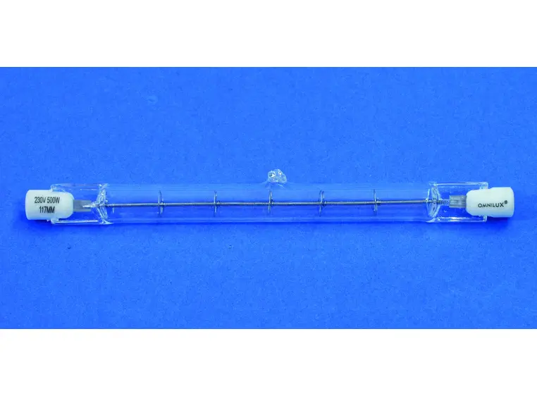 Omnilux 230V/800W R7s 117mm pole burner 
